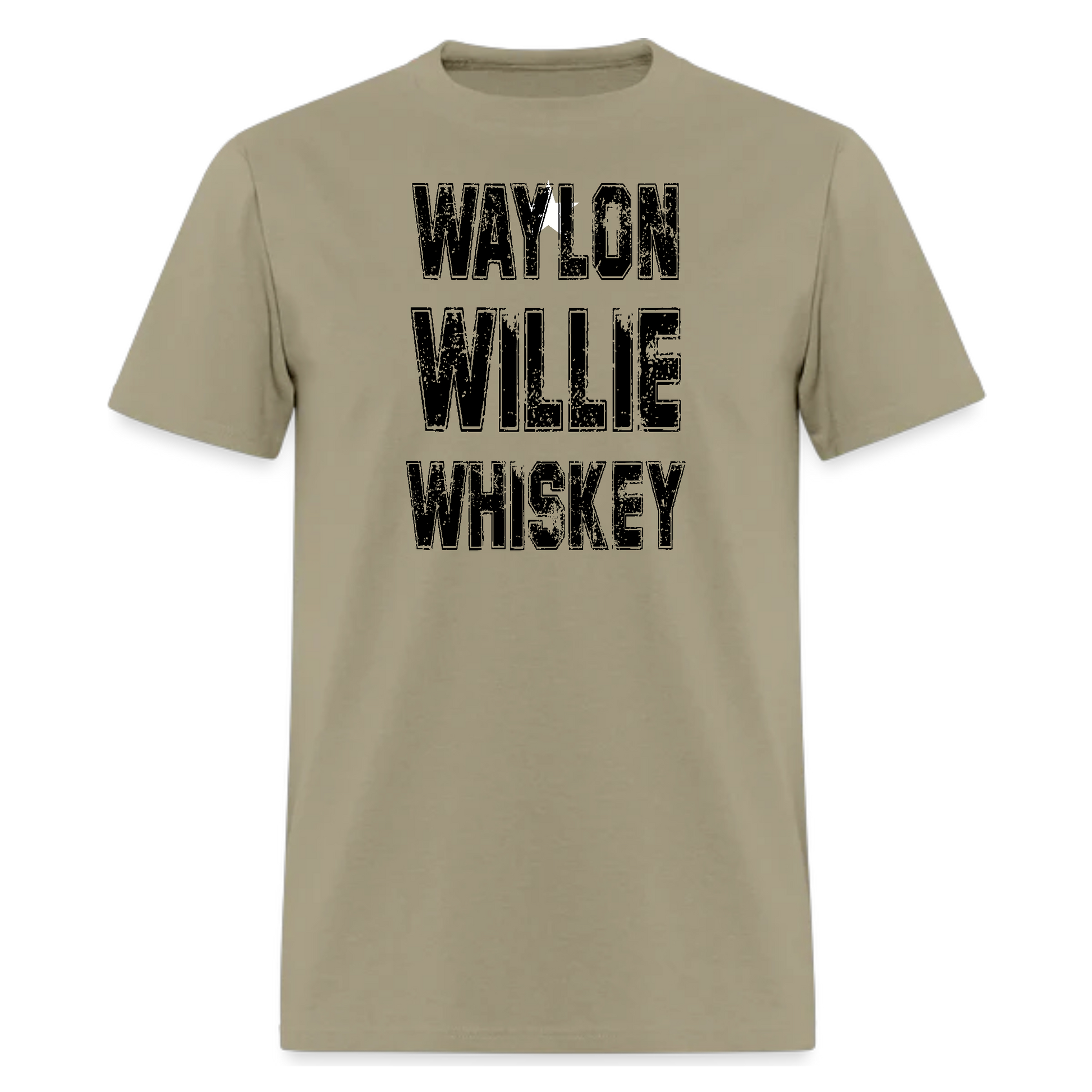 Waylon,Willie,Whiskey,Country Music Tshirt - Denoss