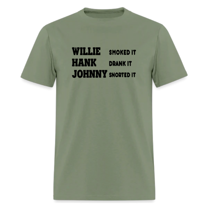 Willie Smoked it... ,Country Music Tshirt - Denoss