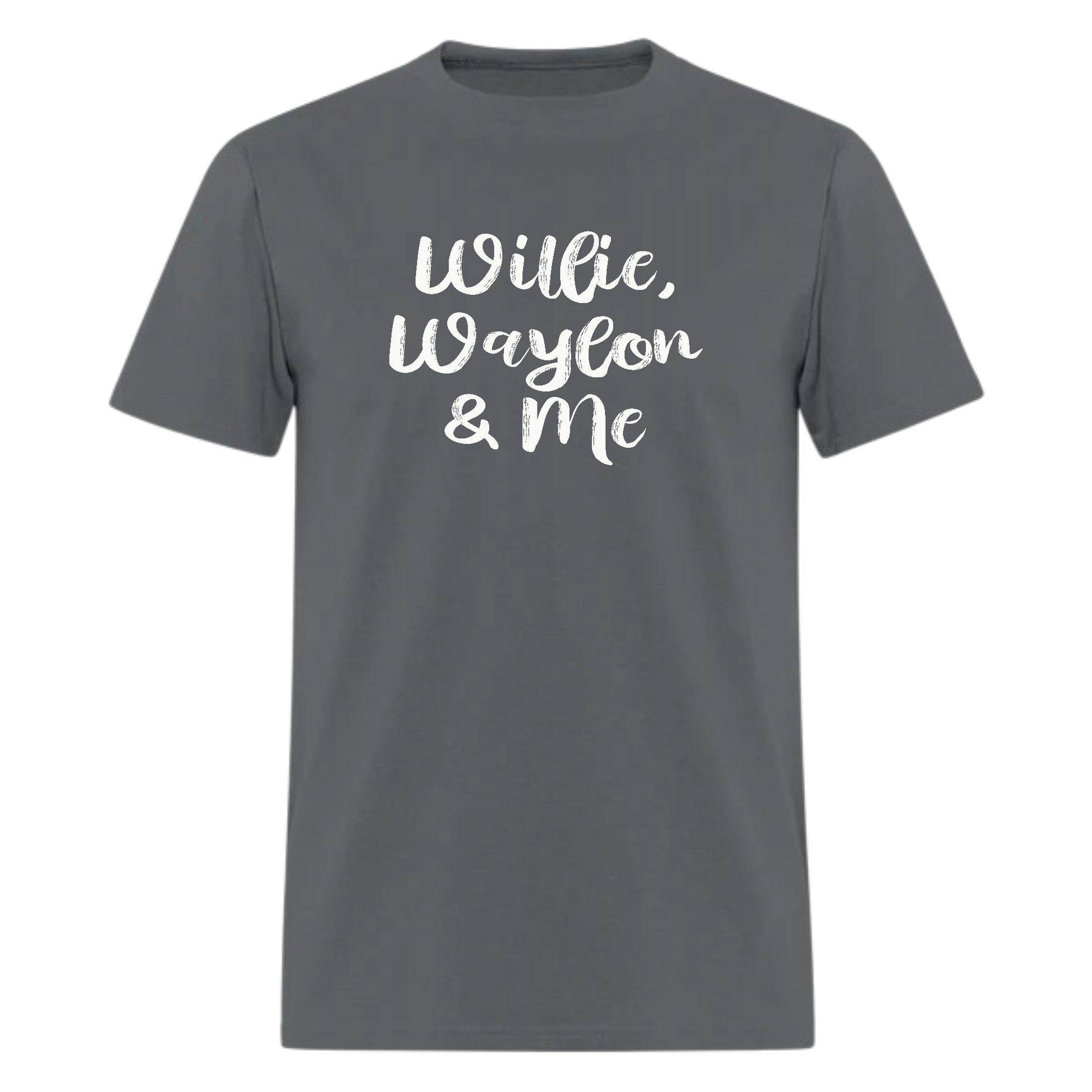 Willie, Waylon and Me,Country Music Fan,Unisex,Short Sleeve T Shirt - Denoss