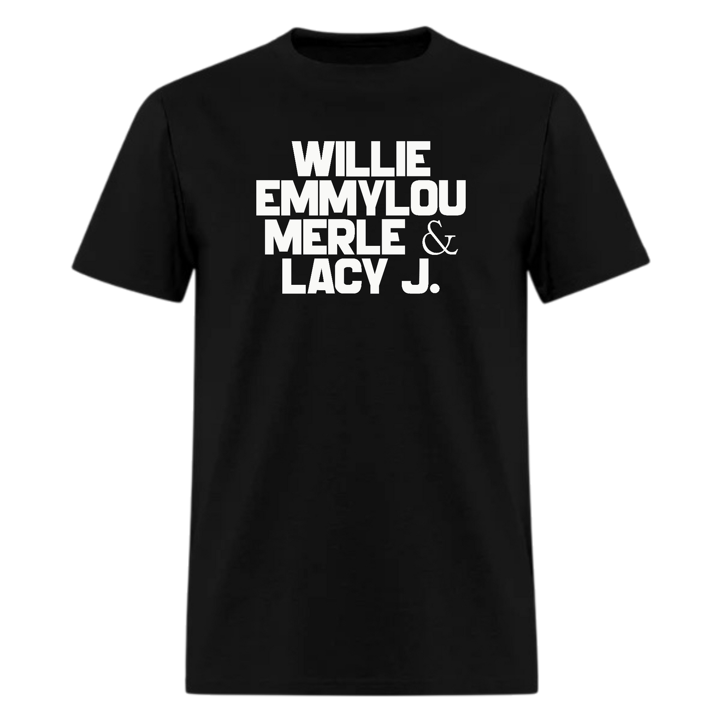 Willie,Emmylou,Merle,Lacy J,Country Music Fan Tshirt - Denoss