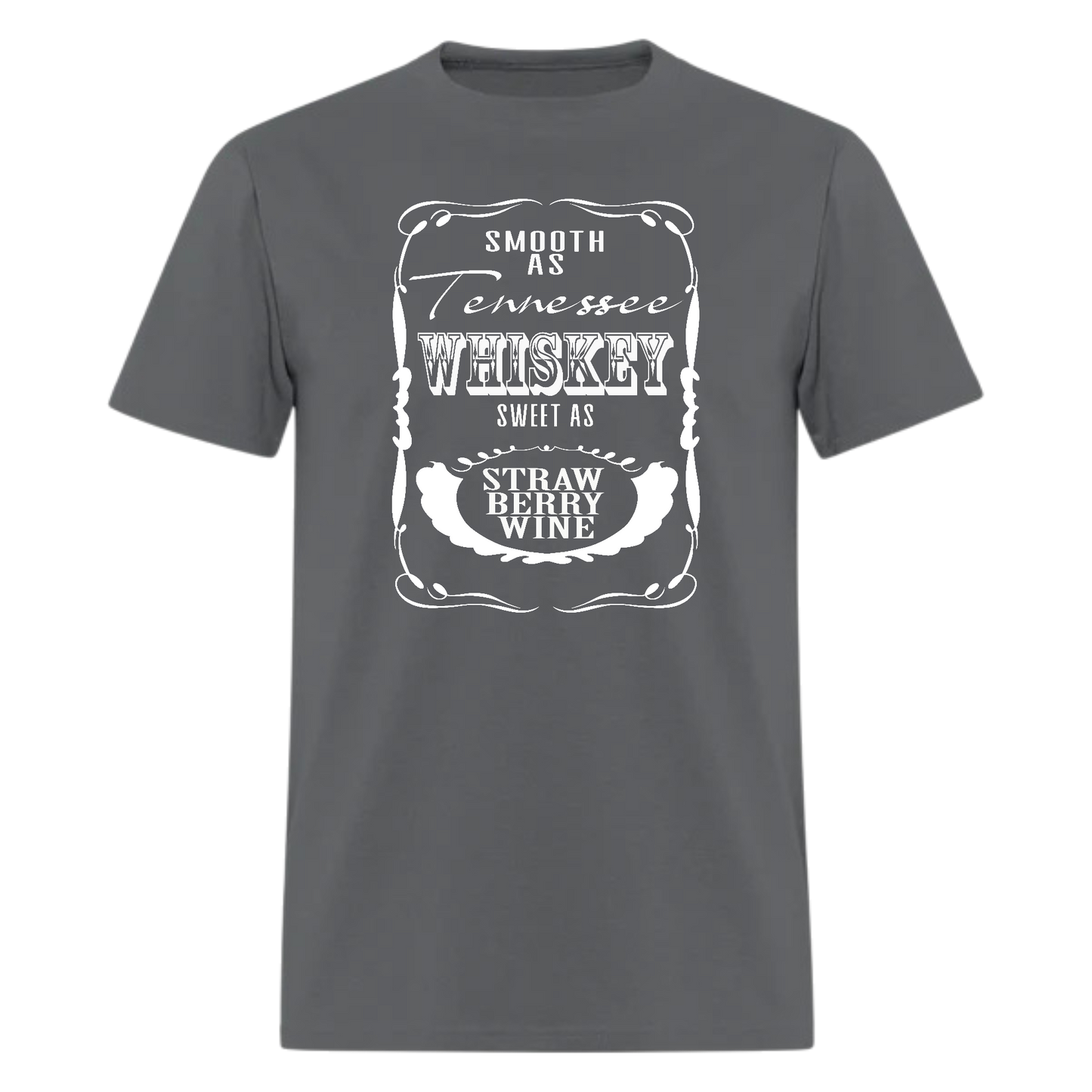 Smooth As Tennessee Whiskey Sweet As Strawberry Wine Tshirt - Denoss