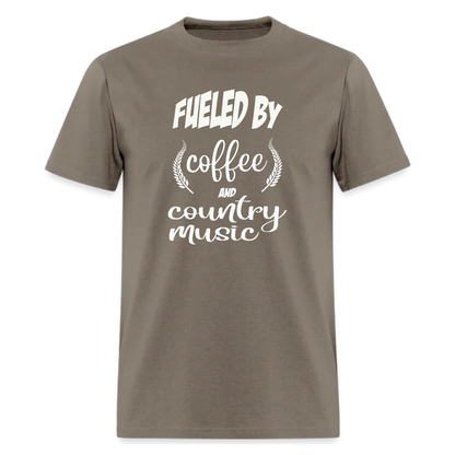 Fueled by coffee and country music  Tshirt