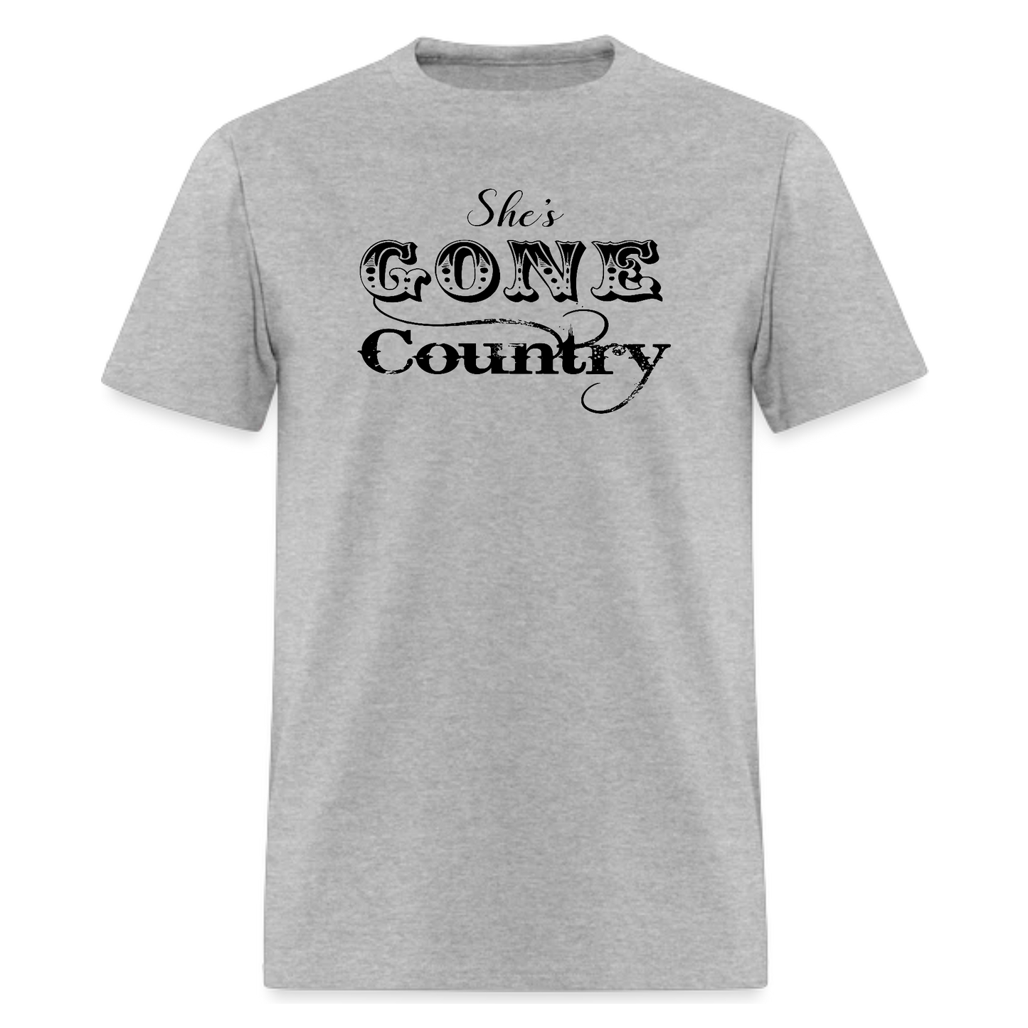 She's Gone Country,Country Music Fan Tshirt