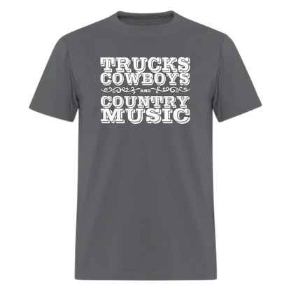 Trucks Cowboys And Country Music T-Shirt ,Country Southern Girl