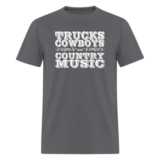 Trucks Cowboys And Country Music T-Shirt ,Country Southern Girl