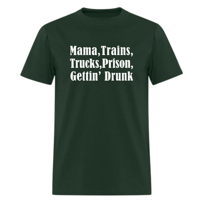 Mama, trains Tshirt,Country Music Tshirt
