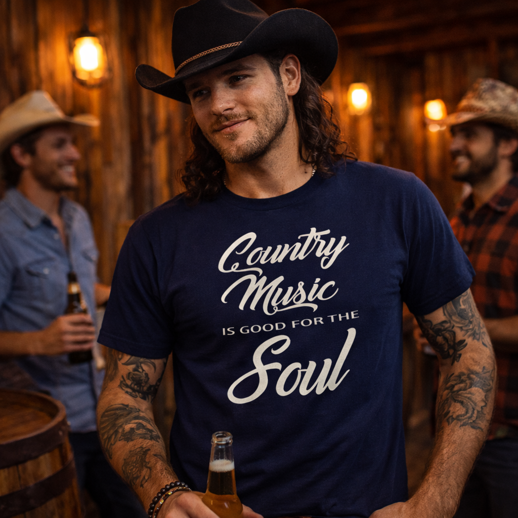 Country music is good for the soul,lifestyle Unisex T-shirt