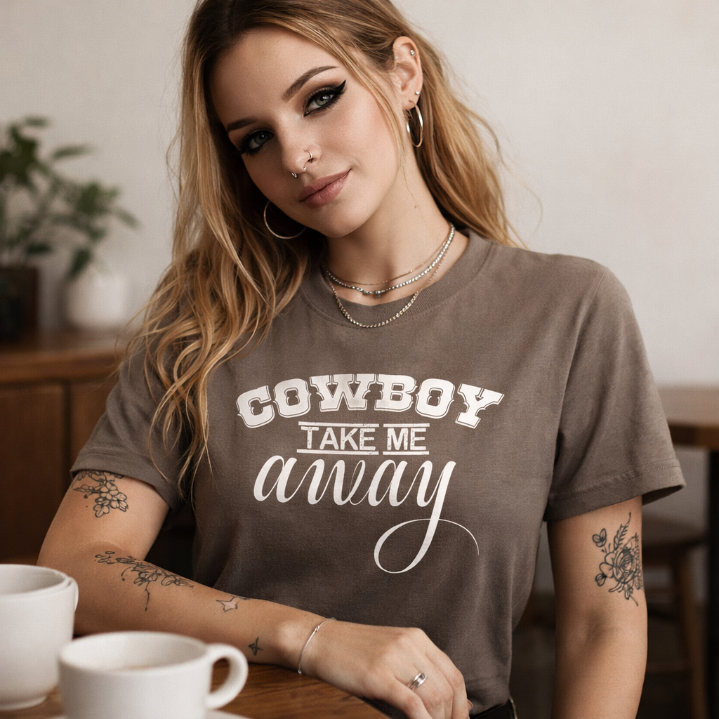 Cowboy Take Me Away Country Music Tshirt

