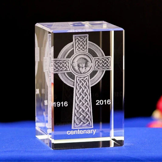 Cross Crystal Laser Engrave Religious gift,Home Decor