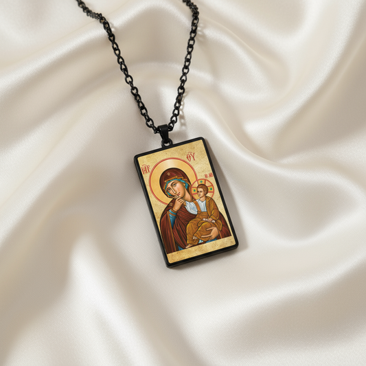 Our Lady of Consolation,Christian necklace,Priest necklace,Christ necklace,Mother Mary necklace,Gift necklace