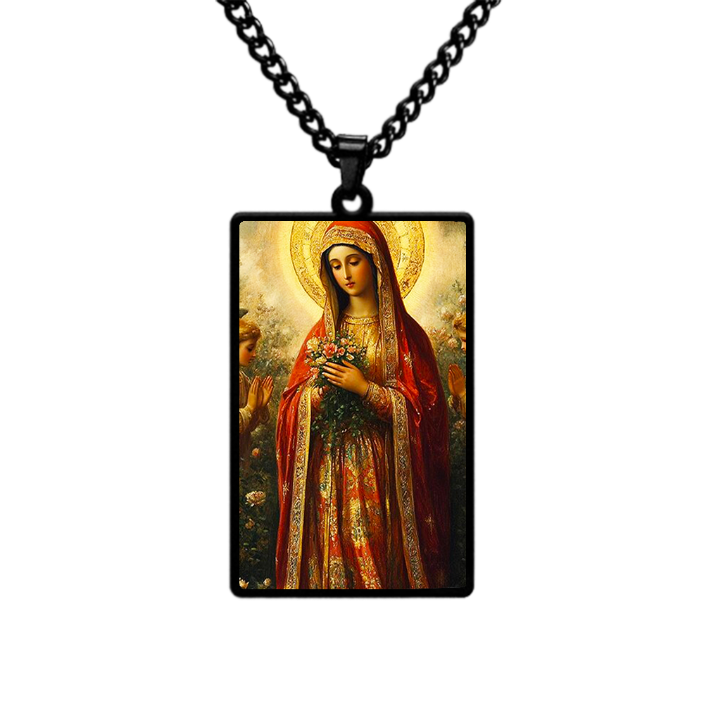 Mother Mary,Christian necklace,Priest necklace,Christ necklace,Mother Mary necklace,Gift necklace