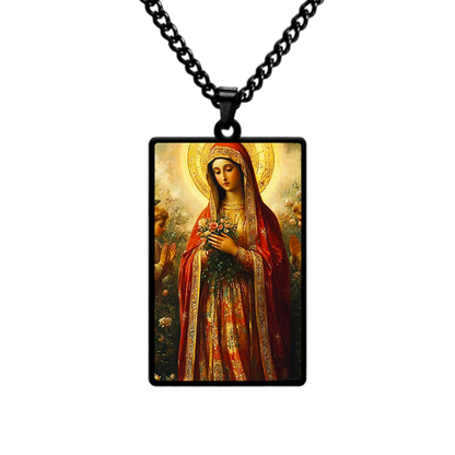 Mother Mary,Christian necklace,Priest necklace,Christ necklace,Mother Mary necklace,Gift necklace