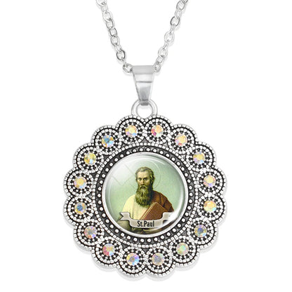 St.Paul necklace,Christian choker necklace,Christmas Gift