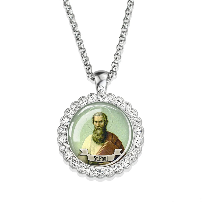 St.Paul Necklace,Christian Necklace,Religious Jewelry