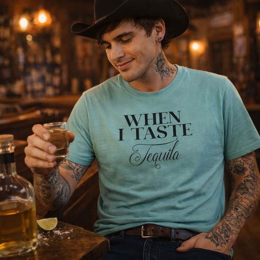 Dan and Shay Tshirt,When I Taste Tequila,Lyric T-Shirt,Concert T-Shirt