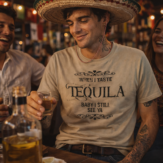 Dan and  Shay Tshirt, When I Taste Tequila Lyrics T-Shirt,Concert Tshirt