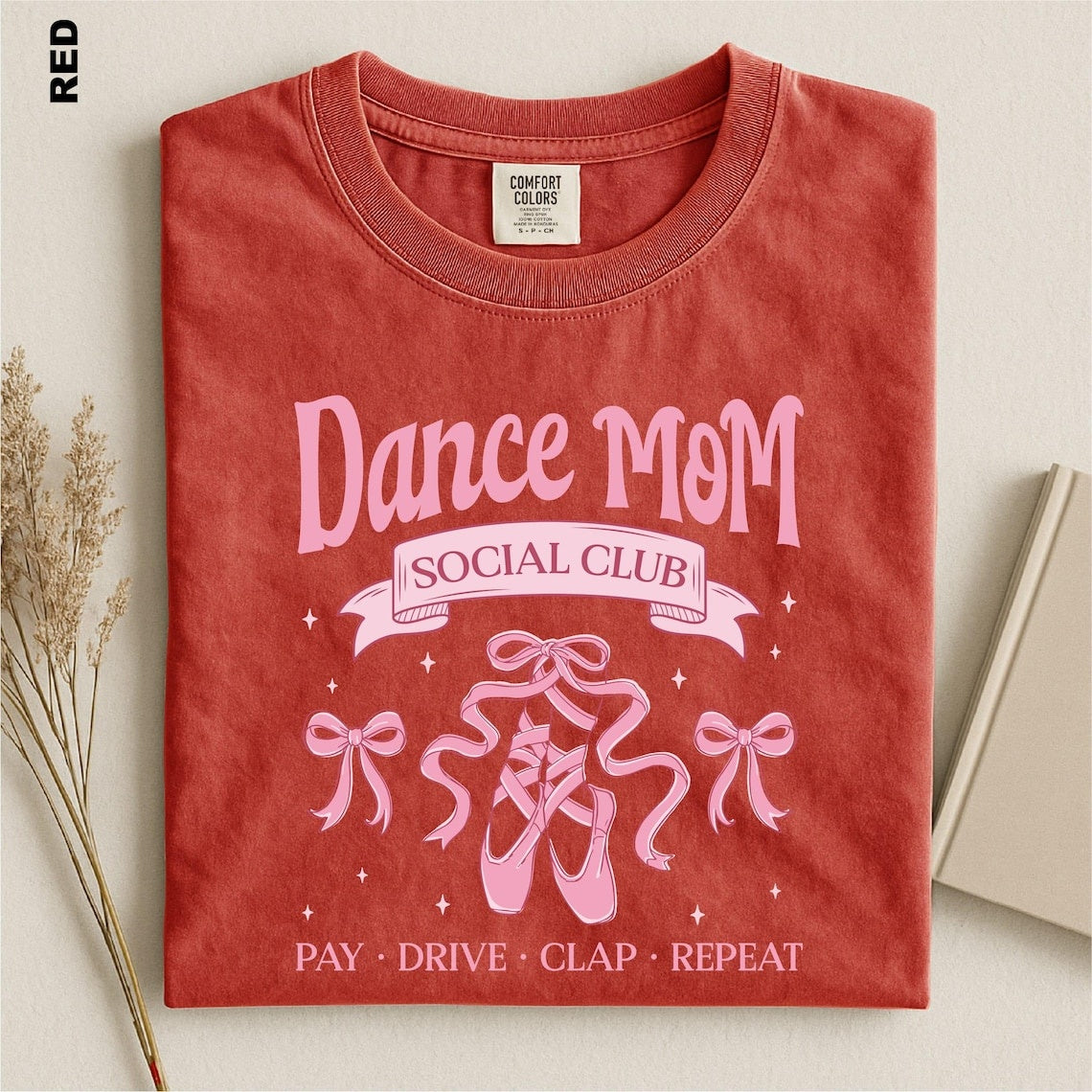 Dance Mom Social Club Shirt, Dance Competition Season Tee, Pay Drive Clap Repeat T-shirt, Ballerina Mama Gift, Ballet Recital Mom tshirt