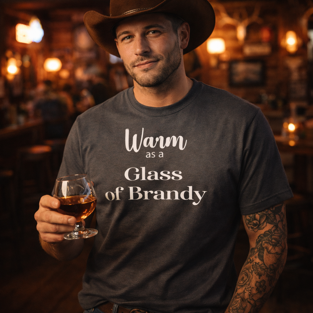 David Allan Coe tshirt,Warm as a Glass of Brandy,Country Music tshirt