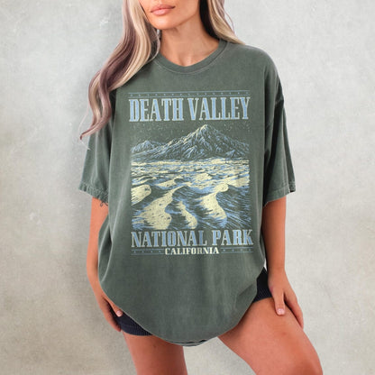 Death Valley National Park Shirt, National Park Comfort Colors T-Shirt, California Shirt, 63 Parks Shirt, Granola Girl Gift, Nature Shirt