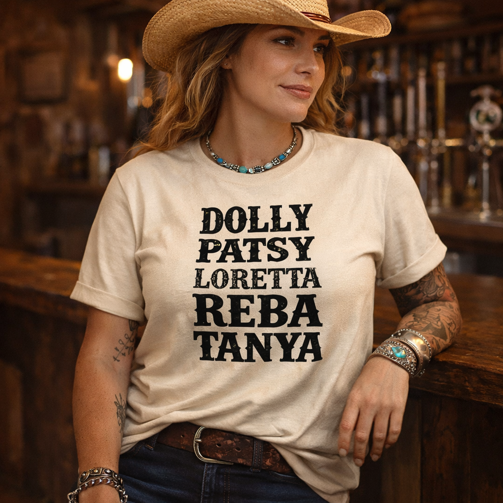 Dolly,Loretta, Patsy,Country Music tshirt