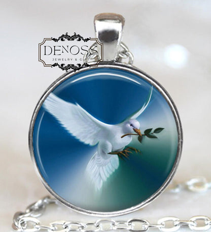 Dove of Peace Pendant Necklace