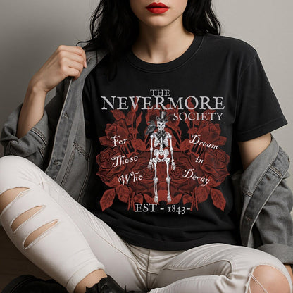 Edgar Allan Poe Shirt ,Nevermore Poet Raven Crow Shirt ,Dark Academia Shirt ,Poetry Tshirts ,Emo Shirt ,Writer Shirt ,Nevermore Shirt ,Poetcore