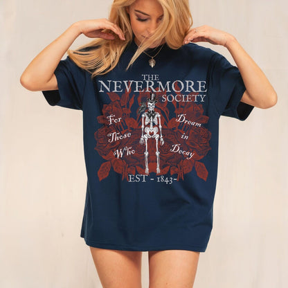 Edgar Allan Poe Shirt ,Nevermore Poet Raven Crow Shirt ,Dark Academia Shirt ,Poetry Tshirts ,Emo Shirt ,Writer Shirt ,Nevermore Shirt ,Poetcore