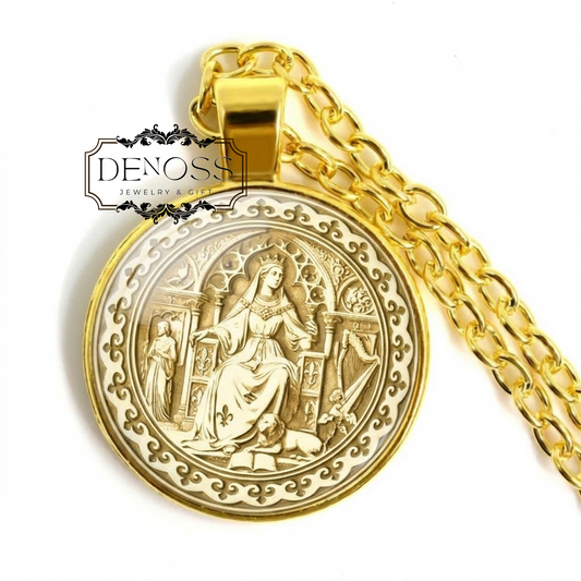Eleanor of Aquitaine Pendant Medieval Queen Necklace