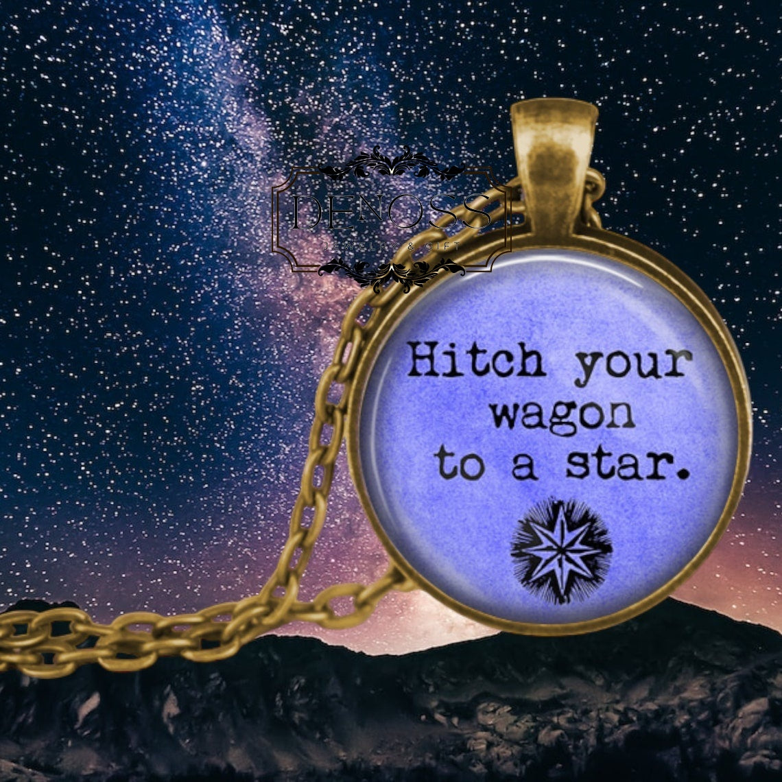 Emerson Poem Pendant Literary Jewelry Necklace,Encouragement Gift