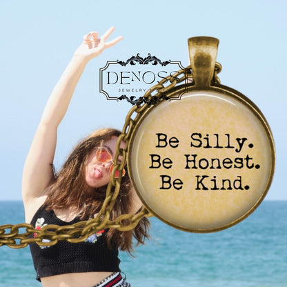 Emerson Quote Pendant Necklace,Literary Gift,Uplifting Jewelry
