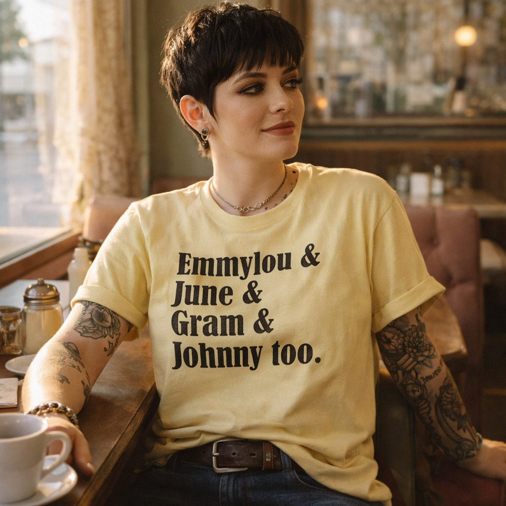 Emmylou tshirt,June,Gram,Johnny,Country Music Fan tshirt