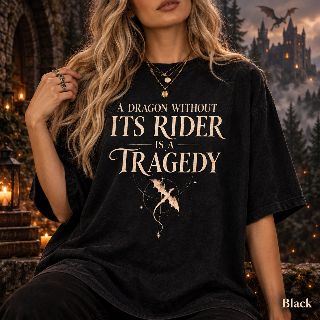 Fourth Wing Dragon Graphic Tee, Romantasy Bookish T-Shirt, Dark Academia Top