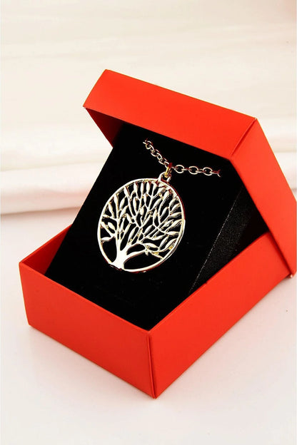 Tree of Life Gold-Silver Necklace
