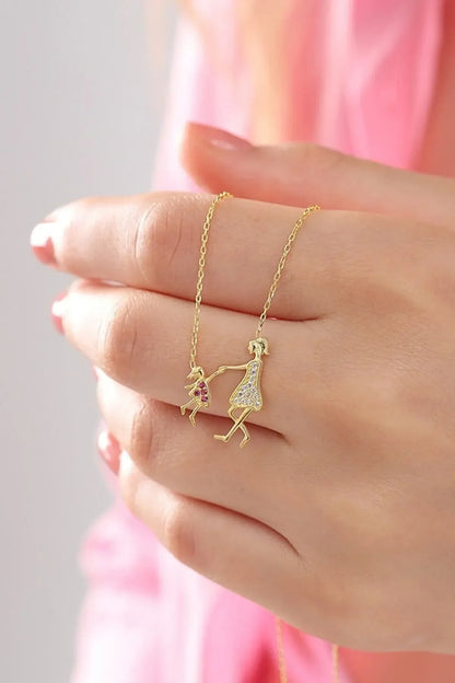 Mother and Child Necklace
