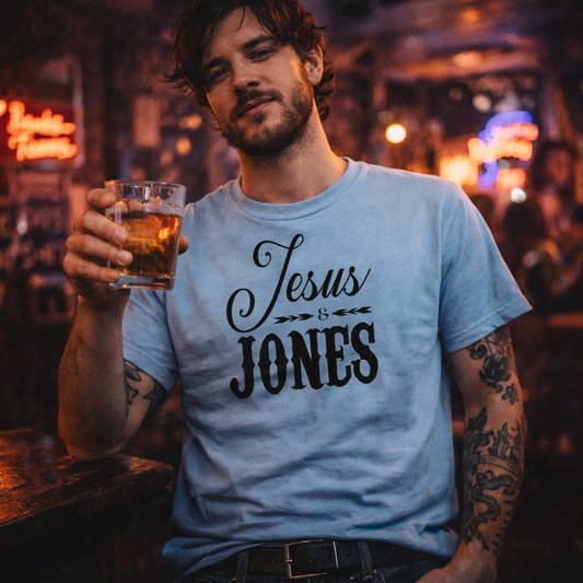 George Jones,Jesus and Jones Tshirt,Country Music tshirt