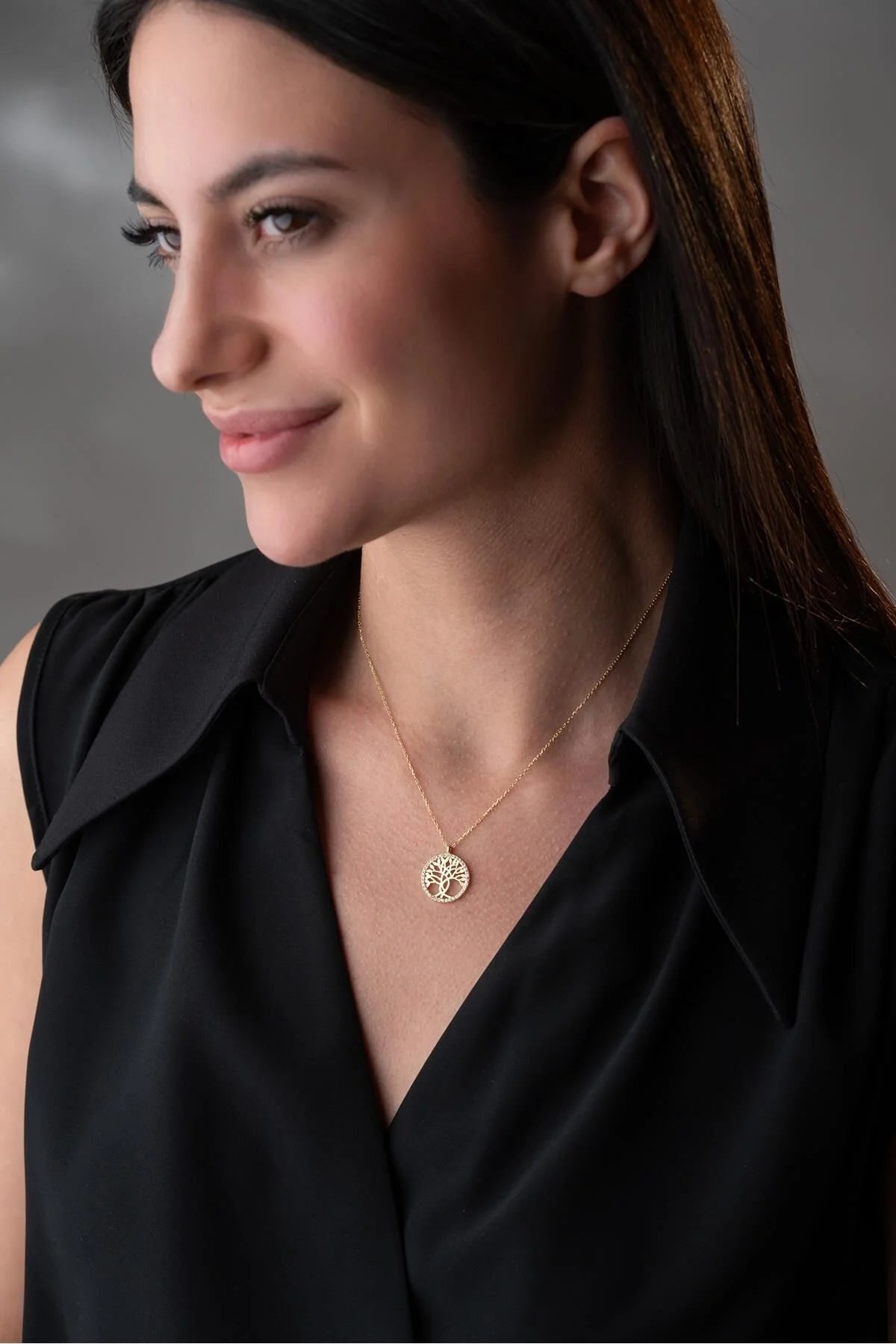 925 Sterling Silver Life Tree Necklace