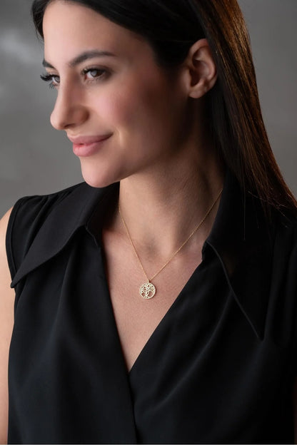 925 Sterling Silver Life Tree Necklace