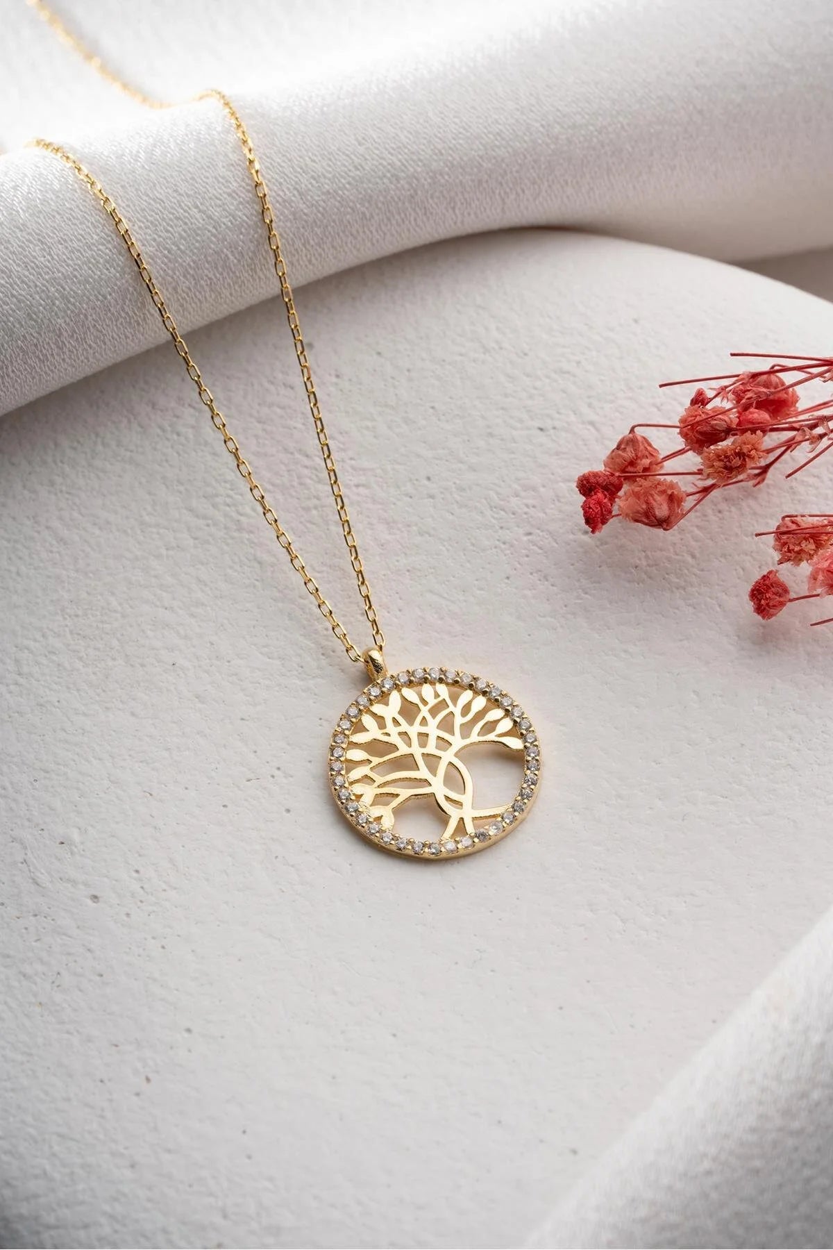 925 Sterling Silver Life Tree Necklace