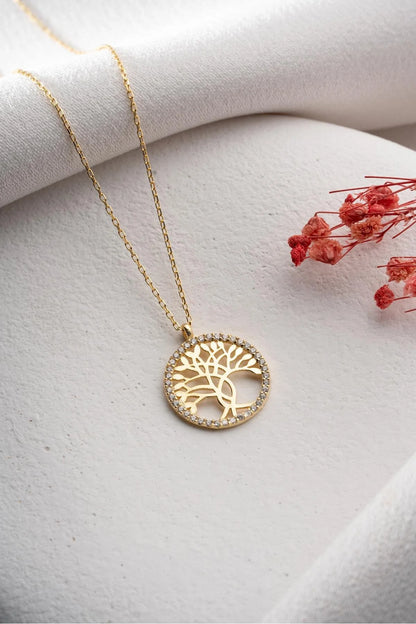 925 Sterling Silver Life Tree Necklace