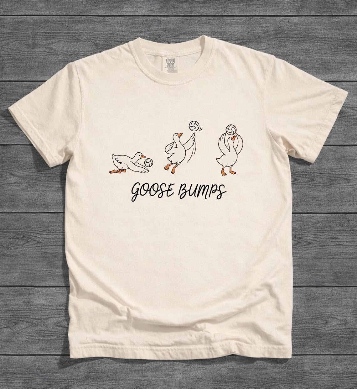 Goose Bumps Volleyball Shirt, Funny Goose Volleyball Team Tshirt, Cute Volleyball Player Shirt, Comfort Colors Sports Shirt