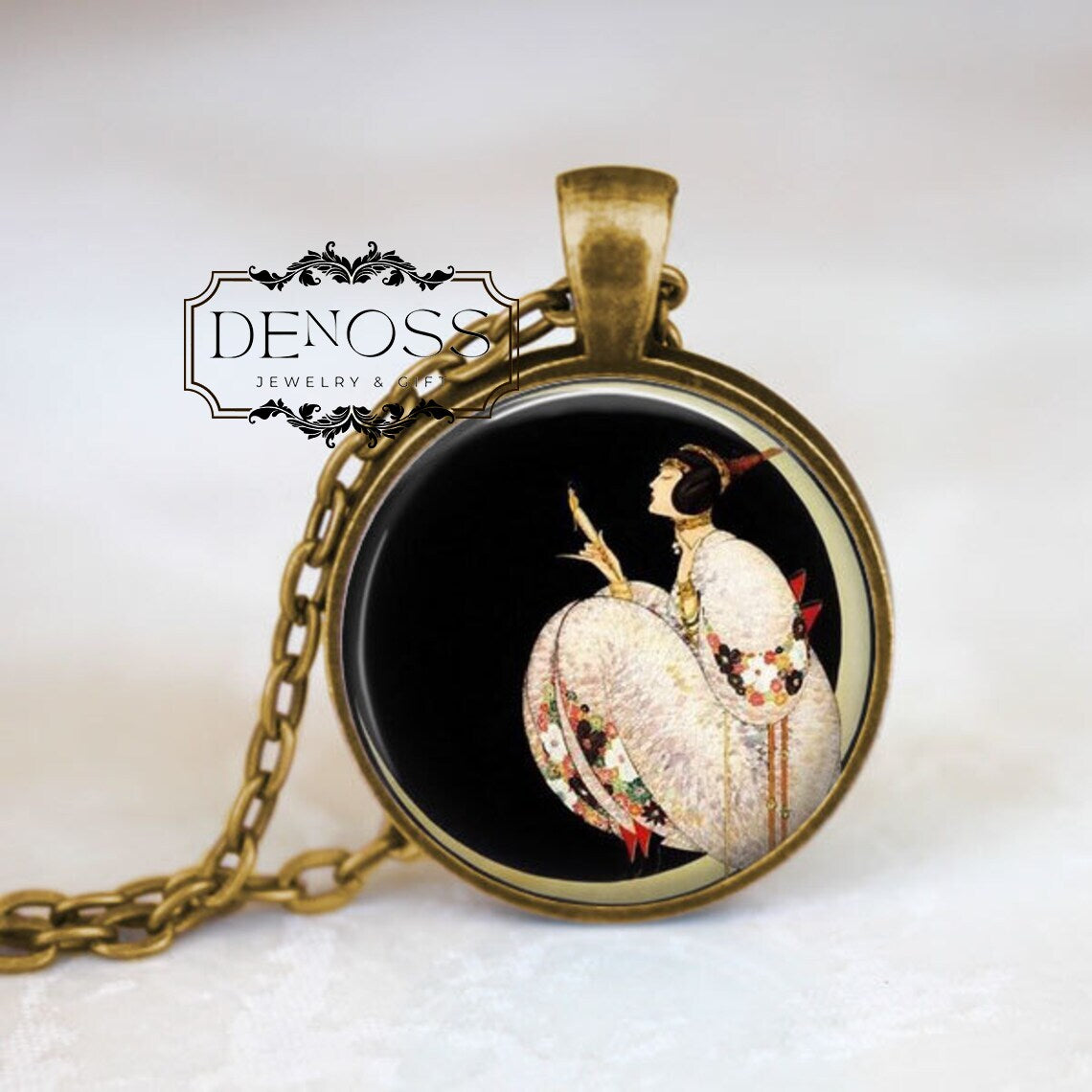Great Gatsby Jewelry,Art Deco Jewelry, Roaring 20s,Flapper Girl Necklace