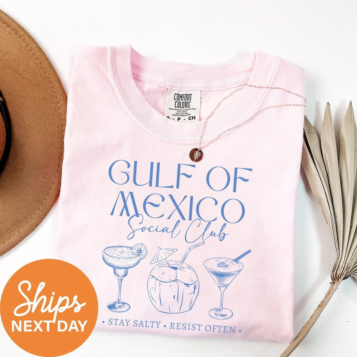 Gulf of Mexico Social Club Shirt, Anti Trump Comfort Colors® Tee Shirt Gift for Democrats, Progressive Liberal Shirt, Political Tees