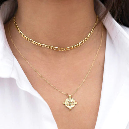 Figaro choker, Chain figaro, Chain choker, Figaro necklace, Silver choker, Short necklace, Minimalist choker, Trendy choker, Boho jewelry
