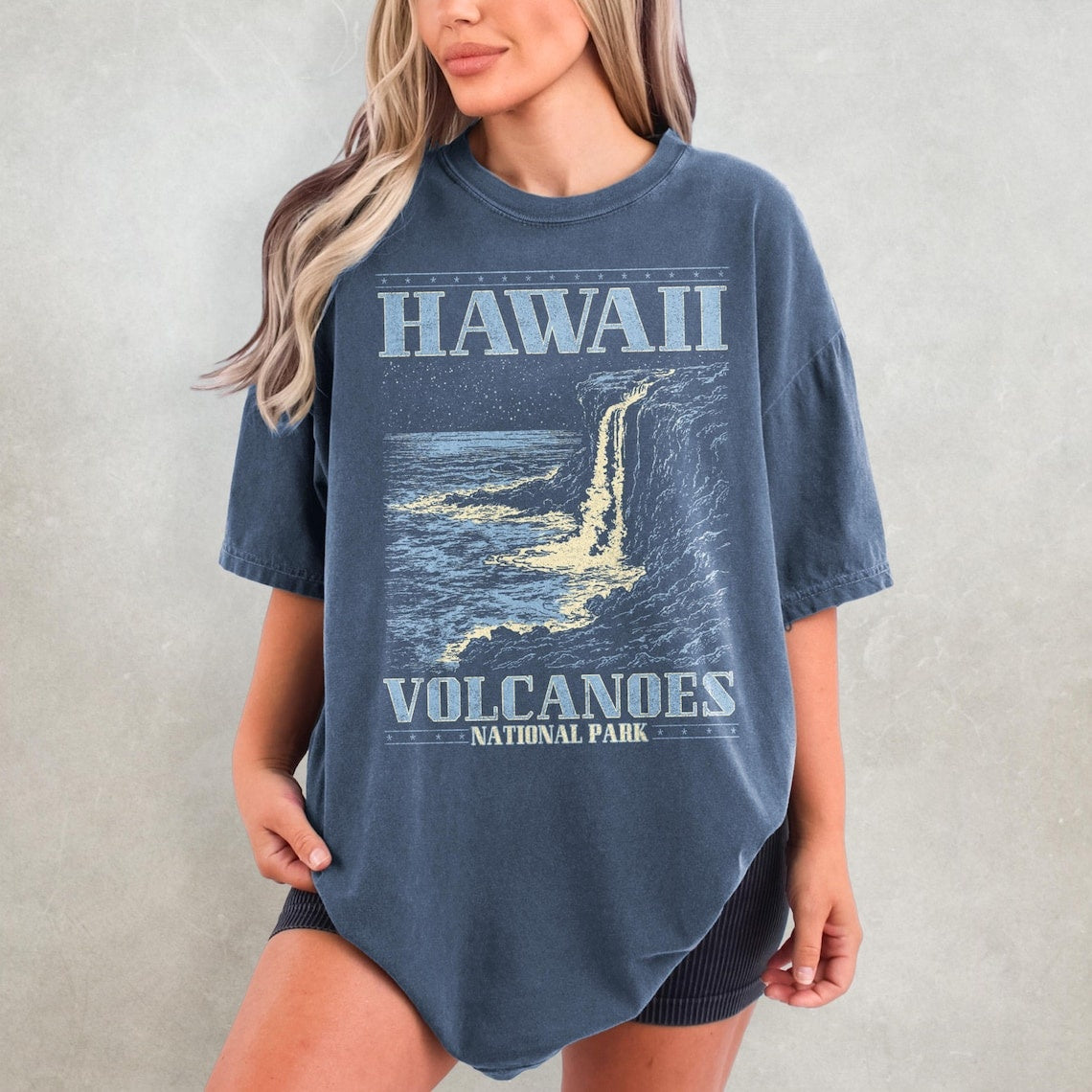 Hawaii Volcanoes National Park Shirt, National Park Comfort Colors T-Shirt, Hawaii Shirt, 63 Parks Shirt, Granola Girl Gift, Nature T Shirt