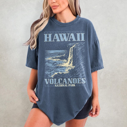 Hawaii Volcanoes National Park Shirt, National Park Comfort Colors T-Shirt, Hawaii Shirt, 63 Parks Shirt, Granola Girl Gift, Nature T Shirt