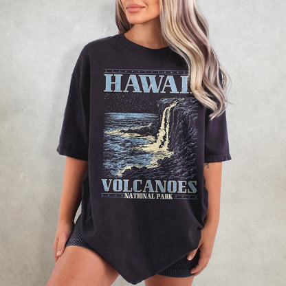Hawaii Volcanoes National Park Shirt, National Park Comfort Colors T-Shirt, Hawaii Shirt, 63 Parks Shirt, Granola Girl Gift, Nature T Shirt