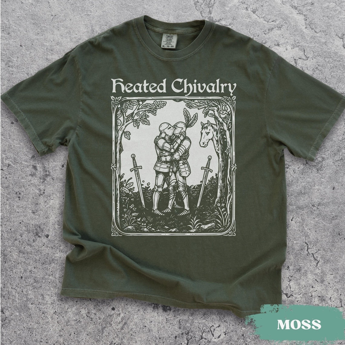 Heated Chivalry Shirt, Gay Medieval T shirt, Pride Gay Agenda TShirt,