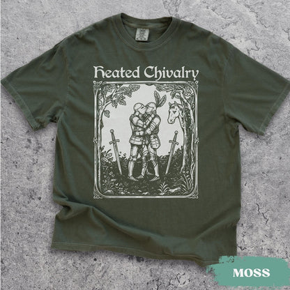 Heated Chivalry Shirt, Gay Medieval T shirt, Pride Gay Agenda TShirt,