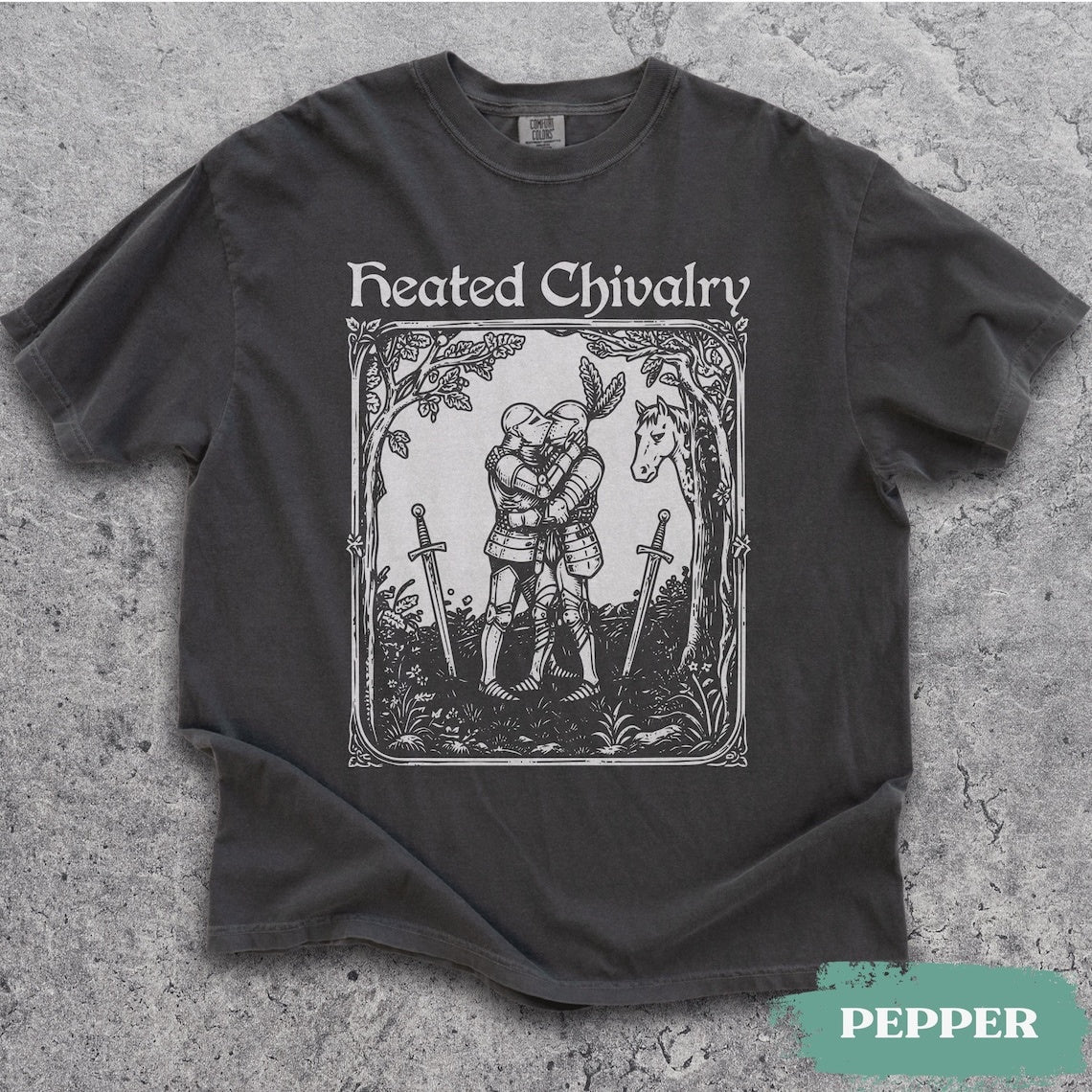 Heated Chivalry Shirt, Gay Medieval T shirt, Pride Gay Agenda TShirt,