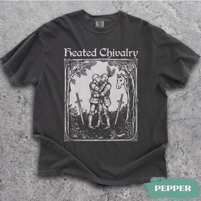 Heated Chivalry Shirt, Gay Medieval T shirt, Pride Gay Agenda TShirt,